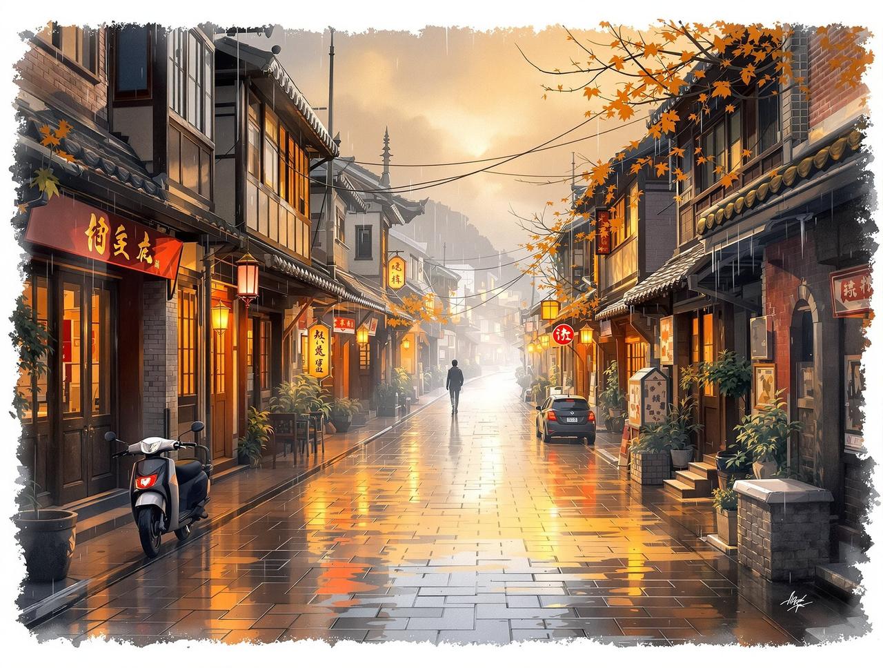 漫剧免费看作品《老街的雨》- 年代记忆题材短剧