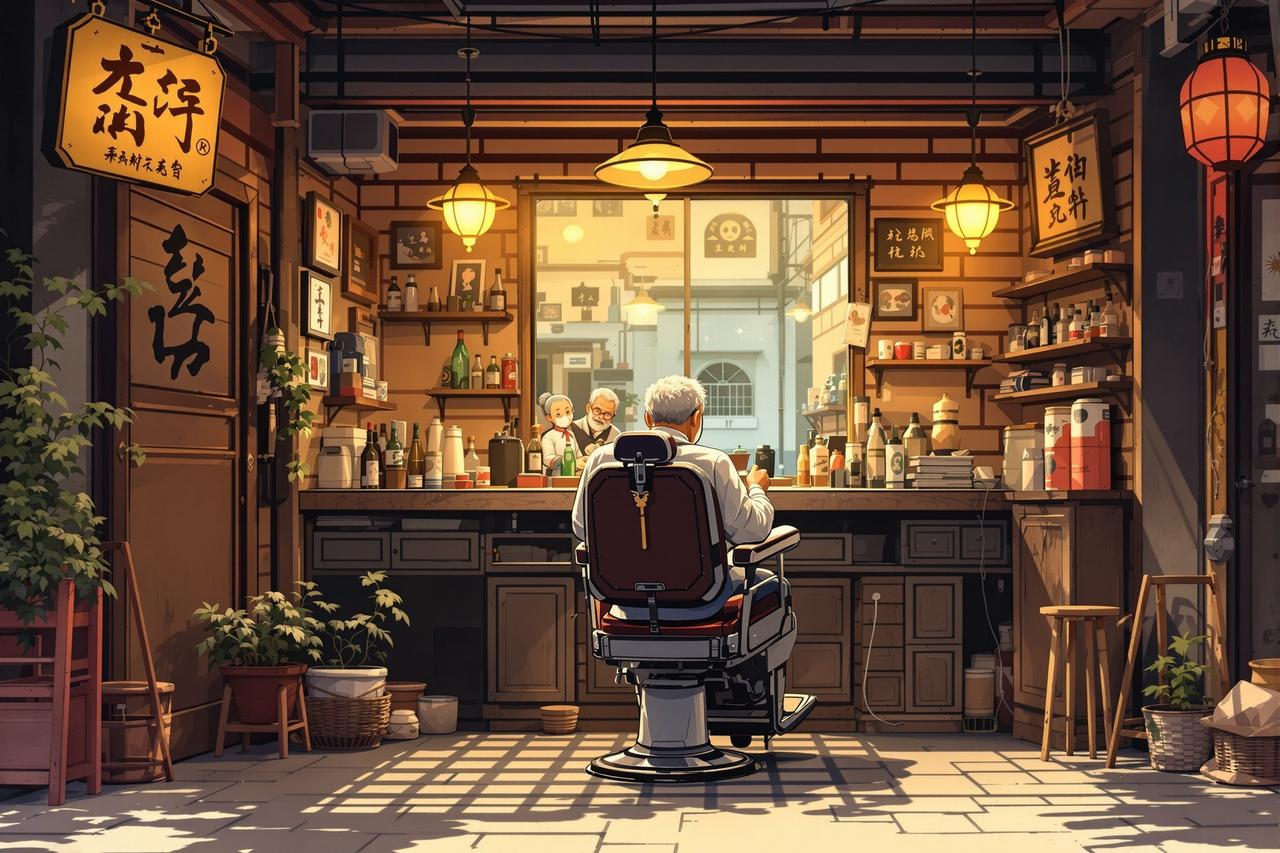 漫剧免费看最新作品《老街理发店》- 人间烟火题材